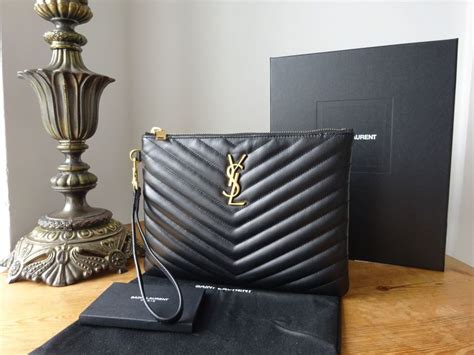 ysl monogram zip pouch|st laurent monogramme bag.